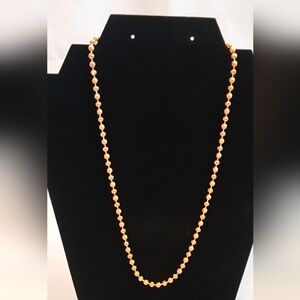 Rose Gold Beaded Necklace